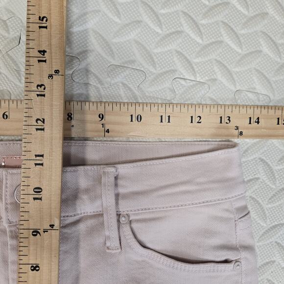 Mother jeans Womens 27 The Dazzler Hover Date Night Light Pink Straight Leg Crop - Picture 11 of 12